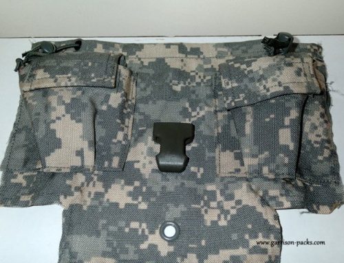 Modification to expand a US Army Molle 2 Canteen & Utility Pouch