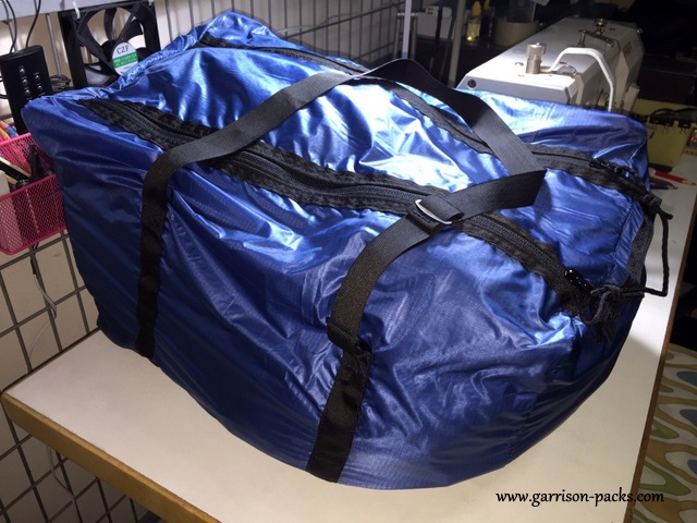 We used military grade webbing and buckles on the duffel bag