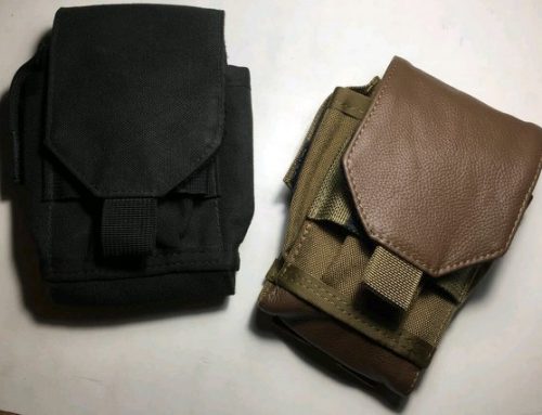 The classic cordura & leather EDC pouch