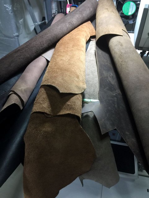 Our stash of leather rolls 